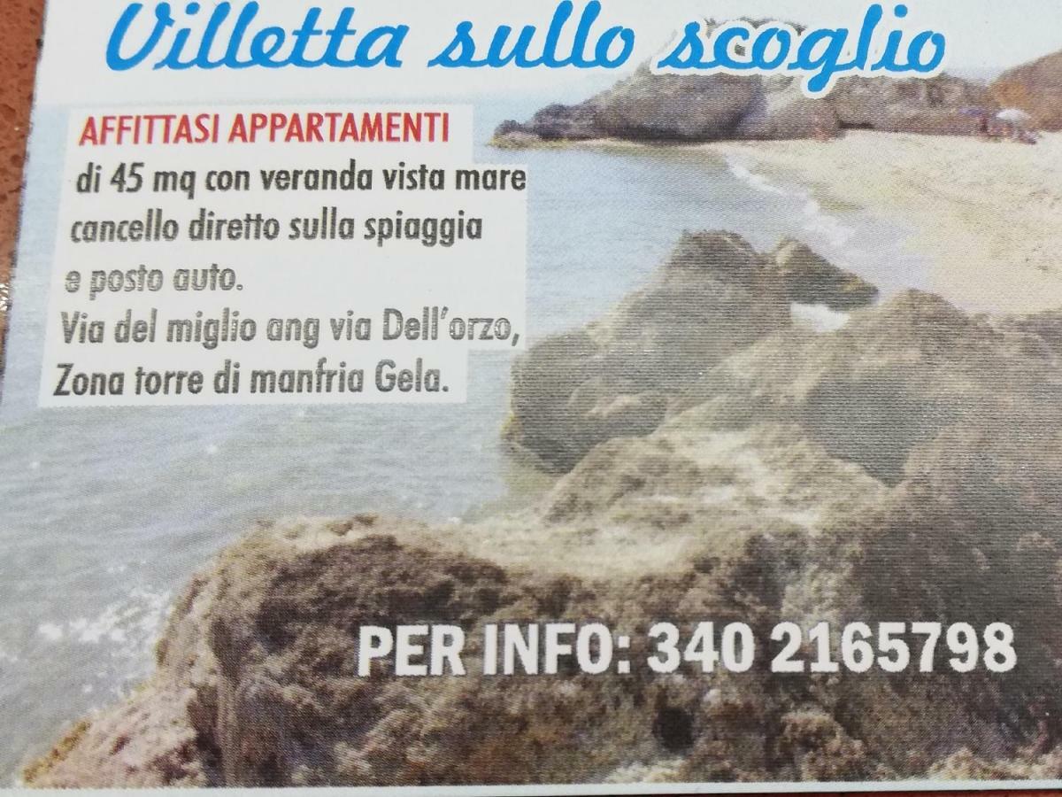 Villetta Sullo Scoglio Gela Exterior foto